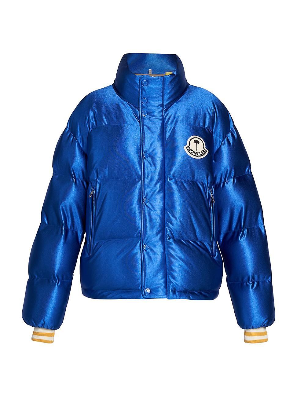 Womens 8 Moncler Palm Angels Keon Logo Down-Quilted Jacket Product Image