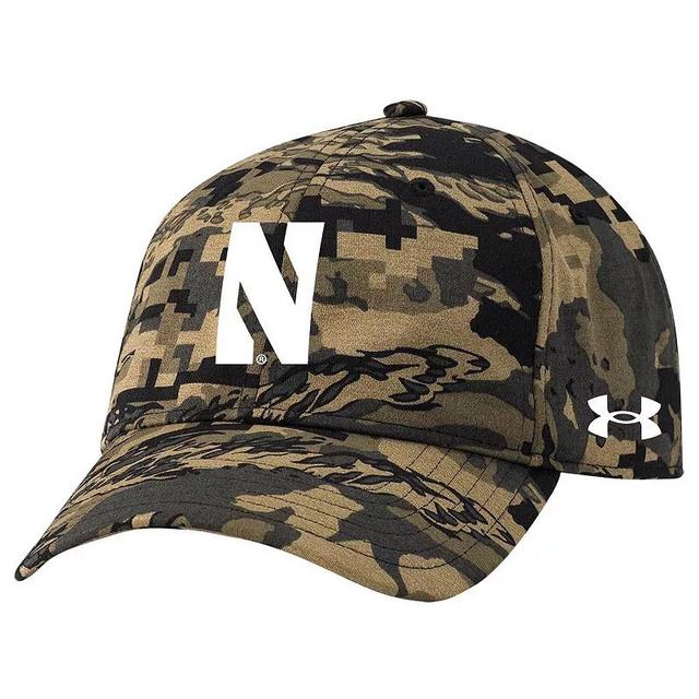 Mens Under Armour Camo Northwestern Wildcats Freedom Adjustable Hat Product Image