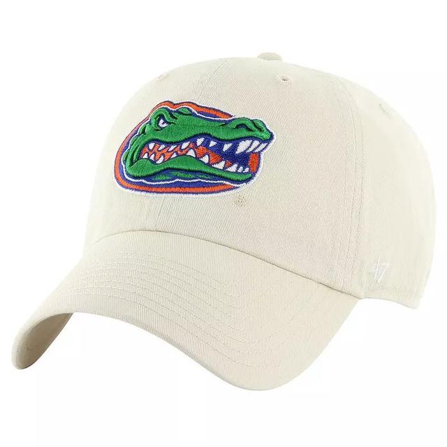 Mens 47 Brand Tan Distressed Florida Gators Vintage-Like Clean Up Adjustable Hat Product Image