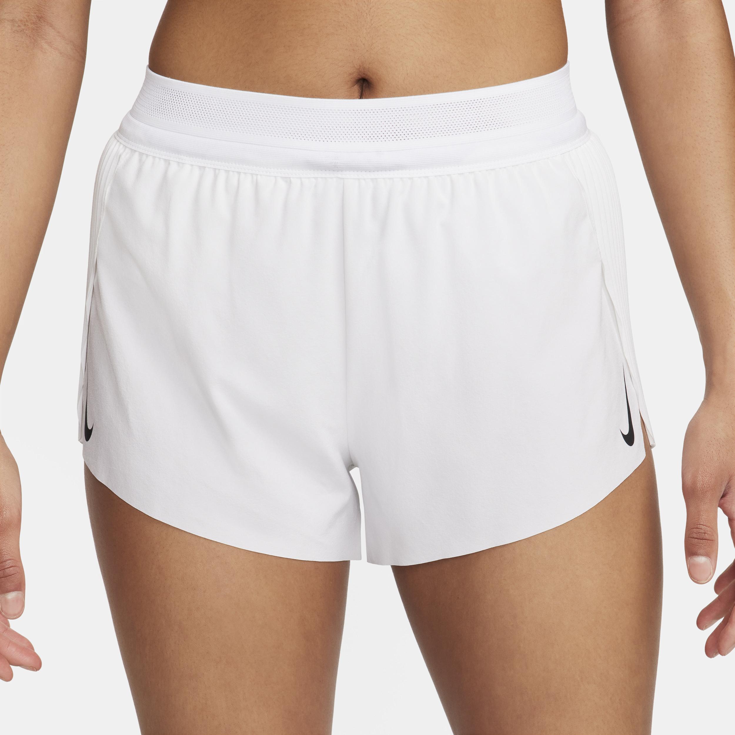 Nike Women's AeroSwift Dri-FIT ADV Mid-Rise Brief-Lined 3" Running Shorts Product Image