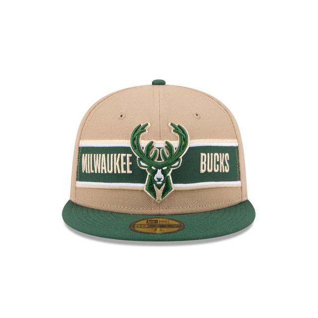 Milwaukee Bucks 2024 Draft 59FIFTY Fitted Hat Male Product Image