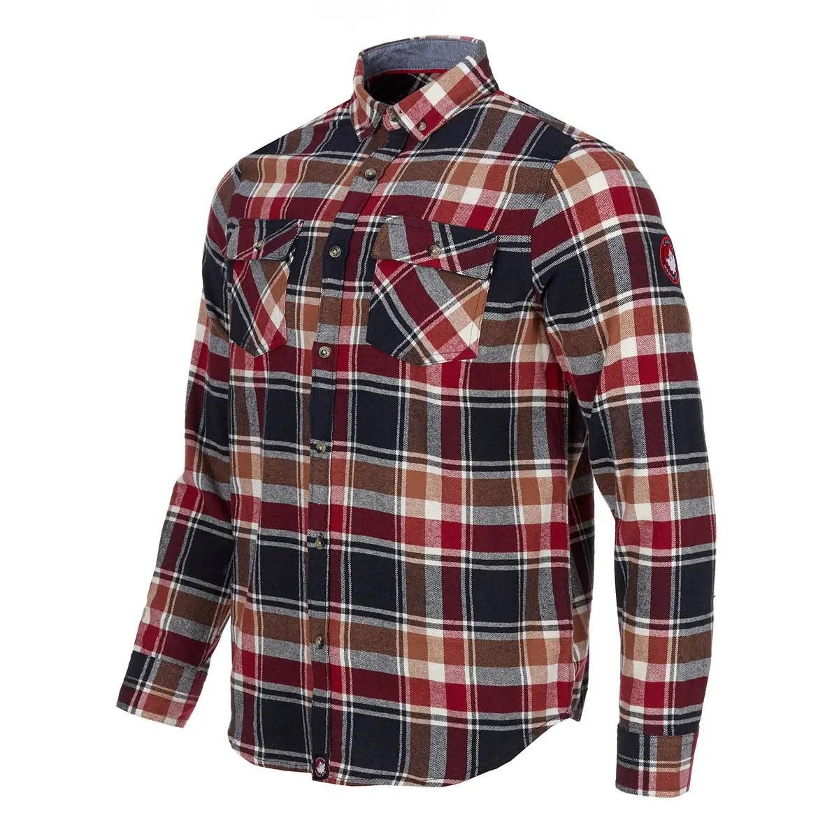 Canada Weather Gear Men's Flannel With Chambray Lined Collar Product Image