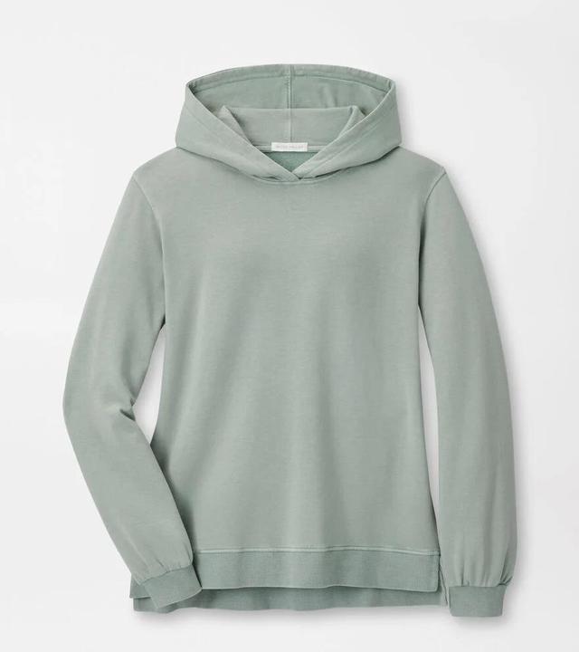 Peter Millar Womens Lava Wash Relaxed Hoodie | Color: Sage Fog | Size: L Product Image