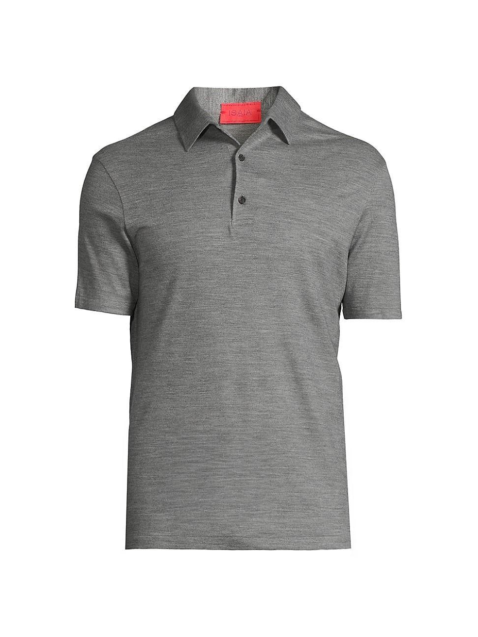 Mens Wool Polo Shirt Product Image