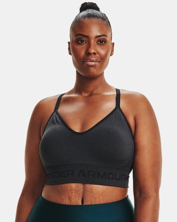 Women's UA Seamless Low Long Heather Sports Bra Product Image