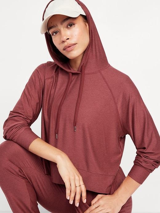 CloudMotion Crop Hoodie Product Image