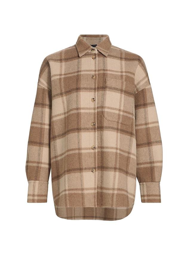 ATM Anthony Thomas Melillo Plaid Flannel Shirt Jacket Product Image