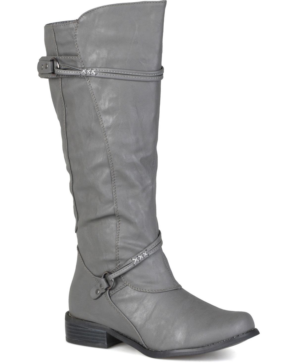 Journee Collection Womens Wide Calf Harley Boot Product Image