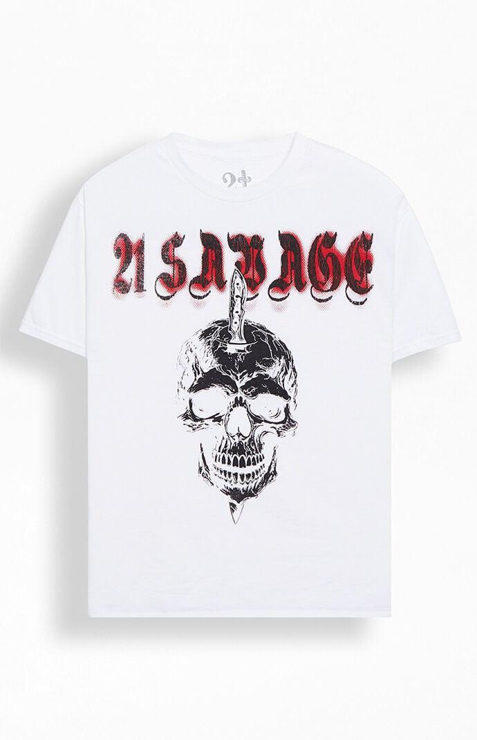 Men's 21 Savage Airbrushed Oversized T-Shirt Product Image