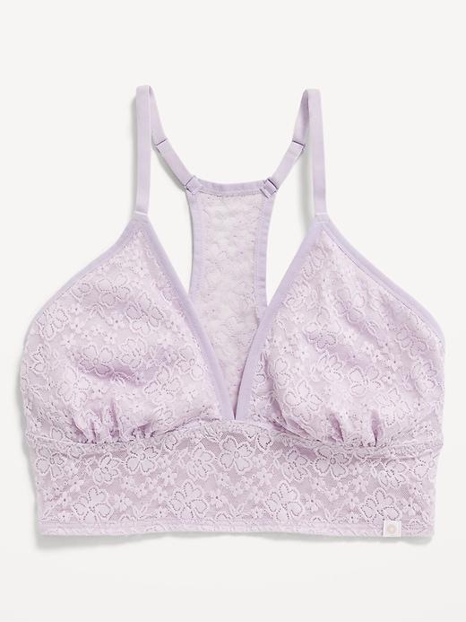 Lace Longline Racerback Bralette Product Image