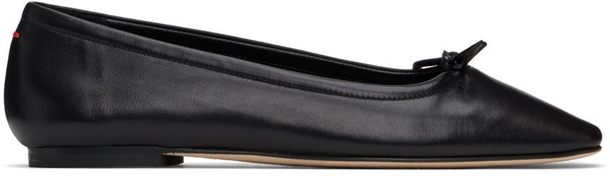 Black Delfina Ballerina Flats Product Image