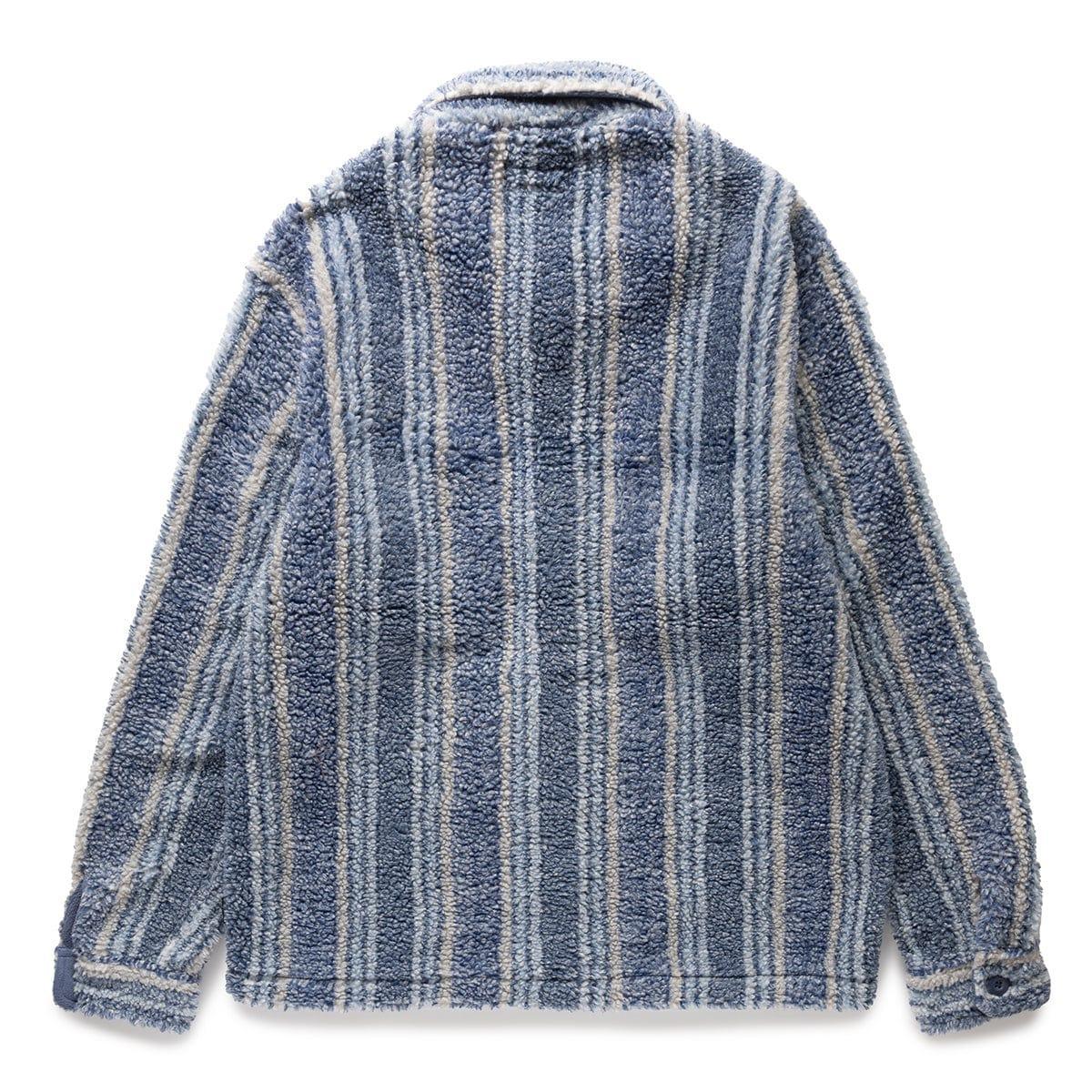 STRIPE SHERPA SHIRT Male Product Image