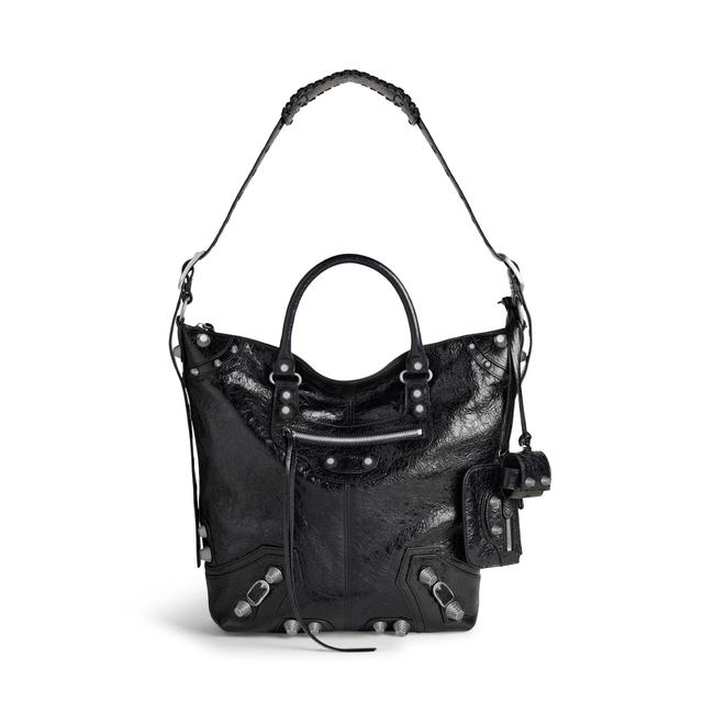 Men's Le Cagole Medium Tote Bag in Black Product Image