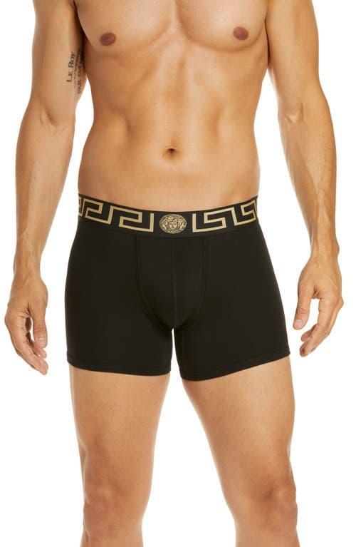 Versace Long Stretch Cotton Trunks Product Image