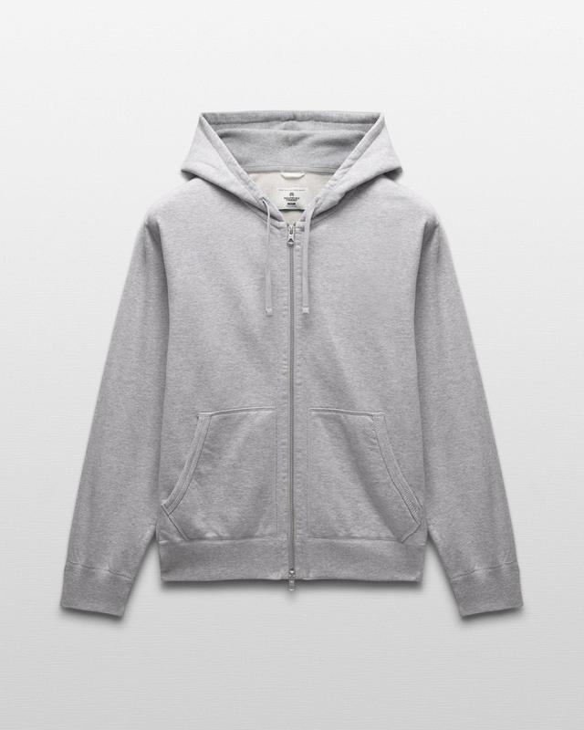 Midweight Terry Standard Zip Hoodie Male Product Image