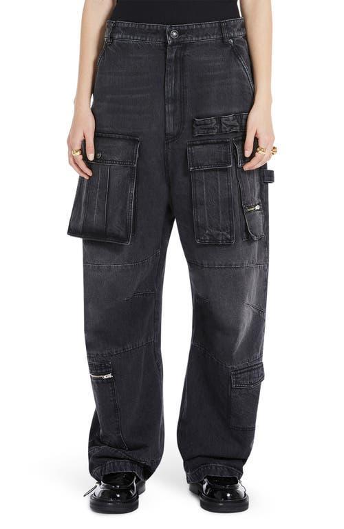 SPORTMAX Oversize Cotton Nonstretch Cargo Jeans product image