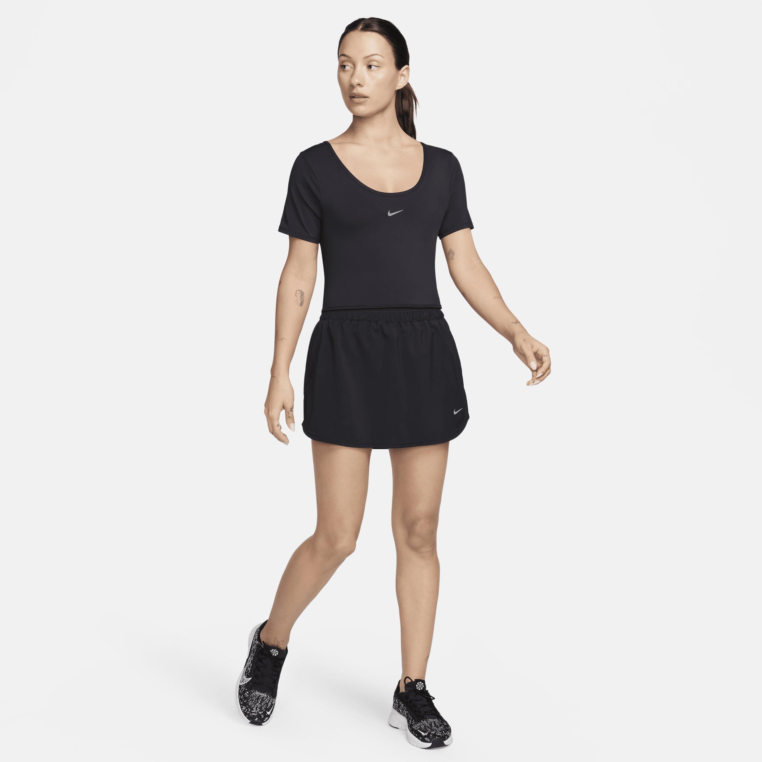 Nike Women's One Classic Dri-FIT Short-Sleeve Cropped Twist Top Product Image