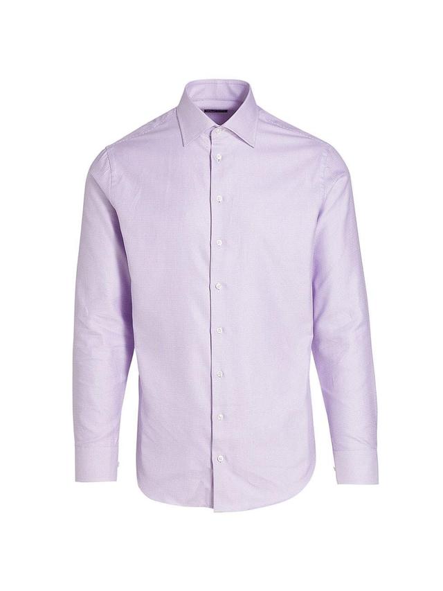 Mens Micro Print Dress Shirt Product Image