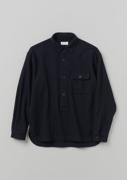 Wool Cashmere Overshirt | Navy product image