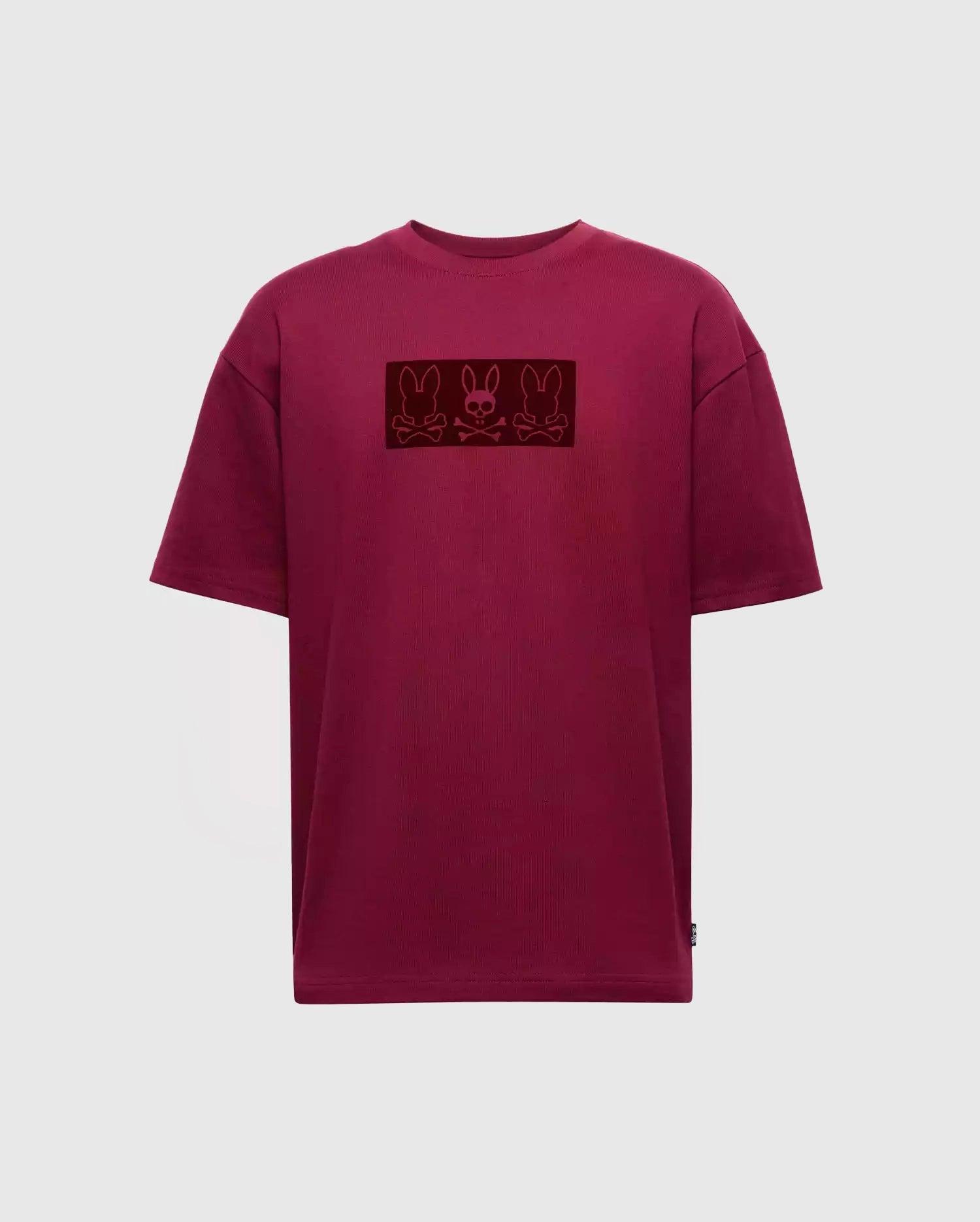 Mens Romeo Heavy Weight Relaxed Fit Tee 607 CRIMSON / L Product Image