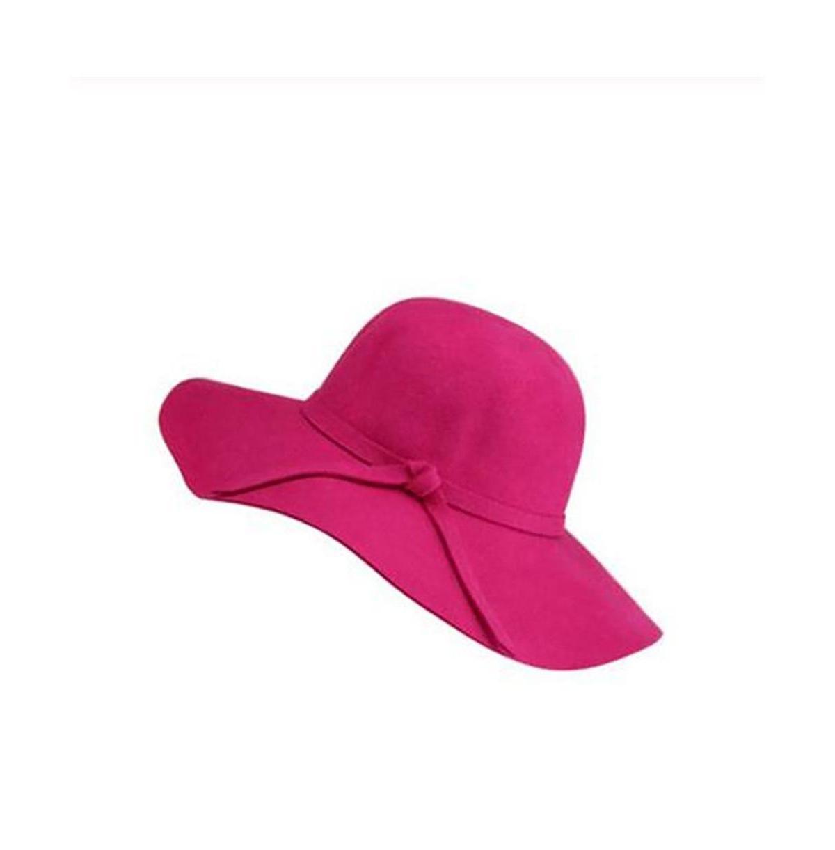 Haute Edition Womens Felt Wool Blend Floppy Hat Product Image