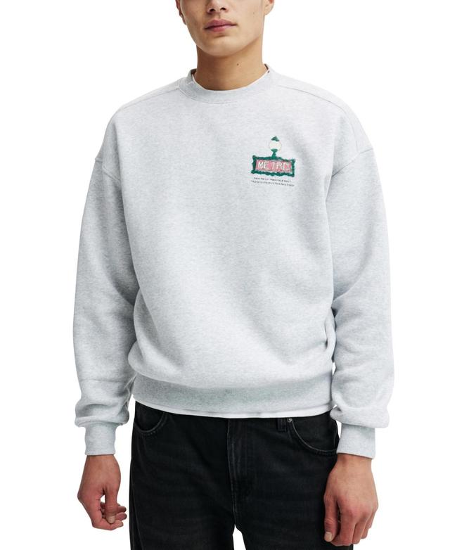 Cotton On Mens Box Fit Graphic Crew Sweater Product Image