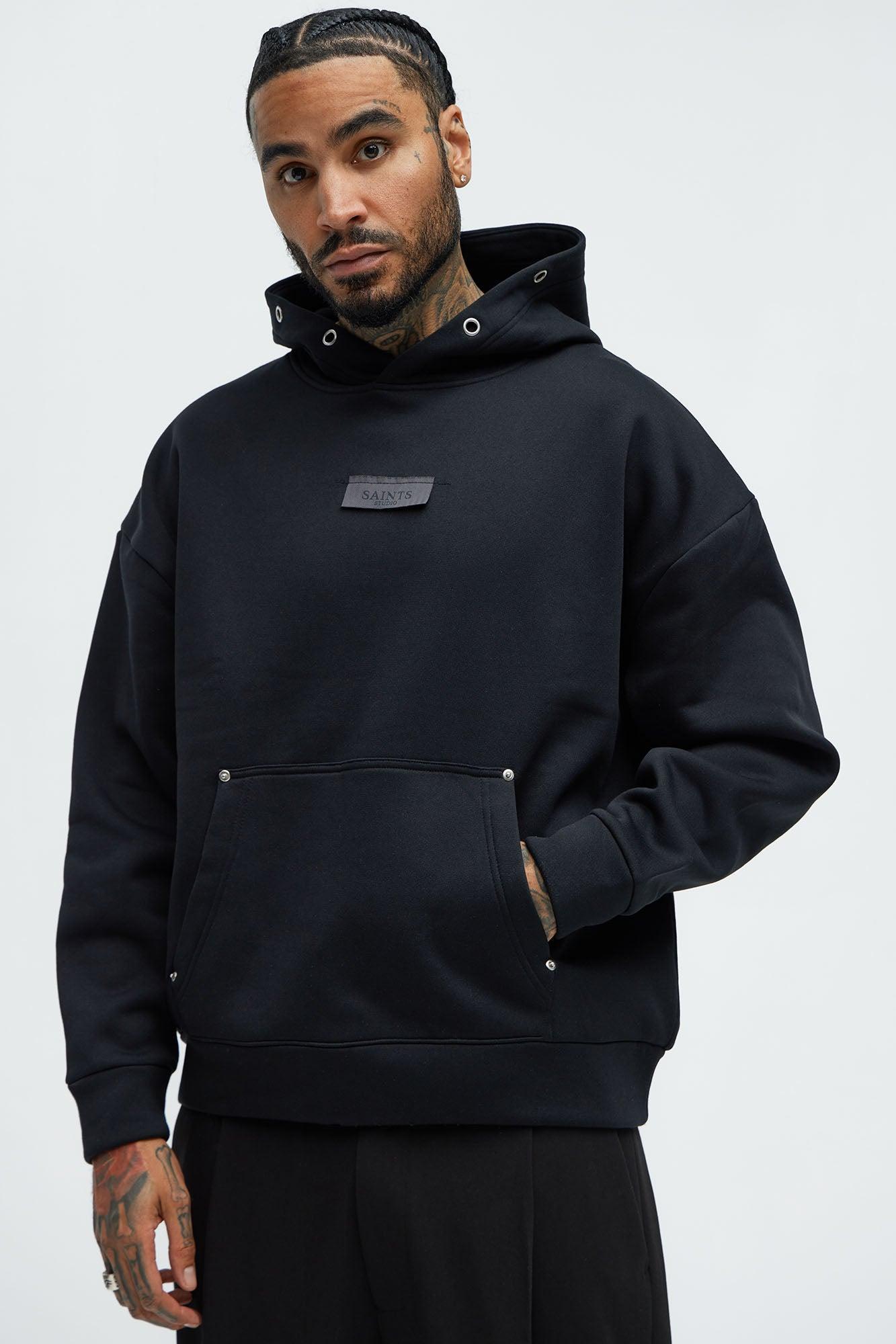 Saints Rivet Hoodie - Black Product Image