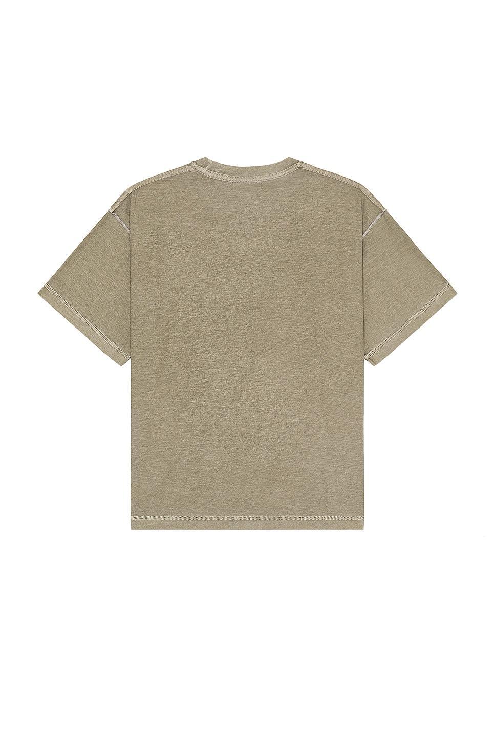 JOHN ELLIOTT Reversed Cropped Ss Tee Grey. (also in ). Product Image