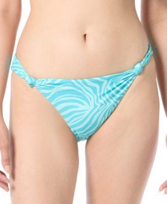 Vince Camuto Womens Printed Knotted Moderate Coverage Bikini Bottoms Product Image