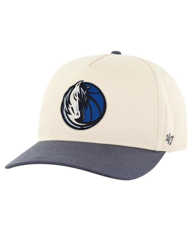 47 Brand Mens Cream Dallas Mavericks Roscoe Hitch Adjustable Hat - Cream, Navy Product Image