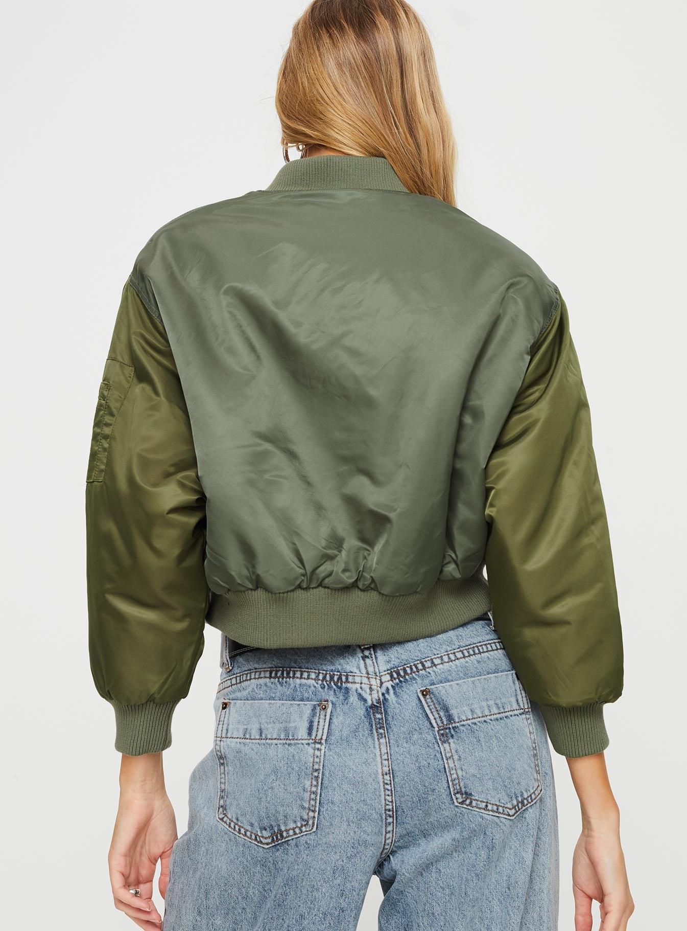 Milener Utility Bomber Jacket Olive Product Image