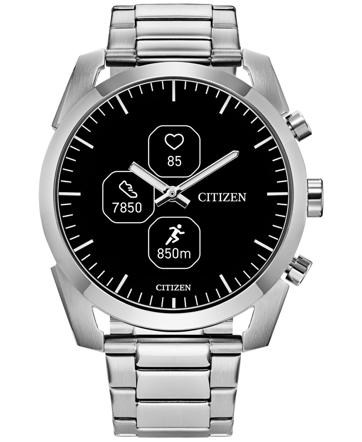 Citizen Mens Cz Smart Hybrid Sport Stainless Steel Bracelet Smart Watch 43mm Product Image