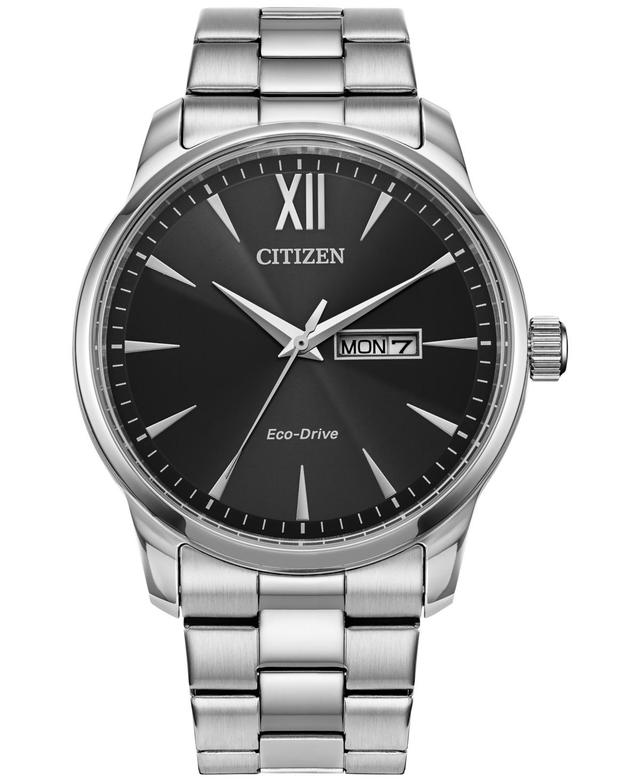 Citizen Mens Eco Drive Classic Stainless Steel Bracelet Watch 42mm, Created for Macys Product Image