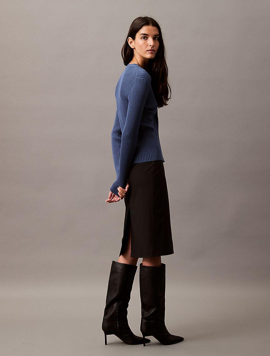 Refined Stretch Pencil Skirt Product Image