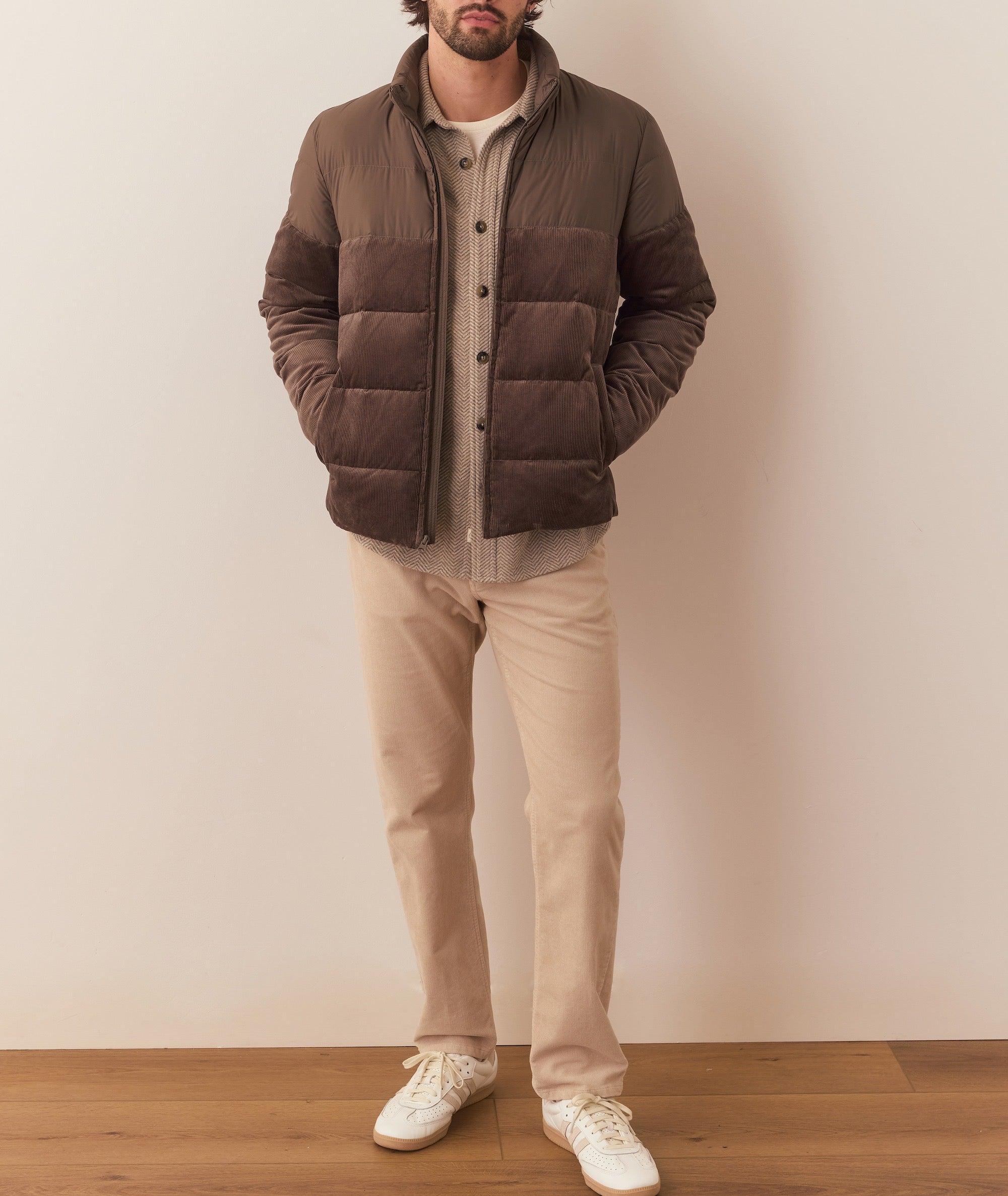 Miles Corduroy Puffer Jacket Product Image