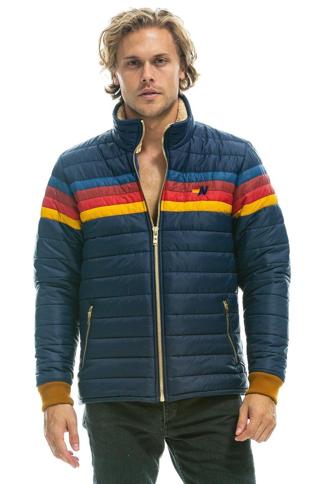 4 STRIPE JACKET -  NAVY Male Product Image