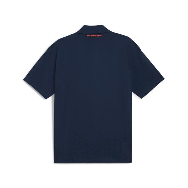 PUMA Porsche Legacy ESS Men's Polo Shirt in Dark Blue Product Image