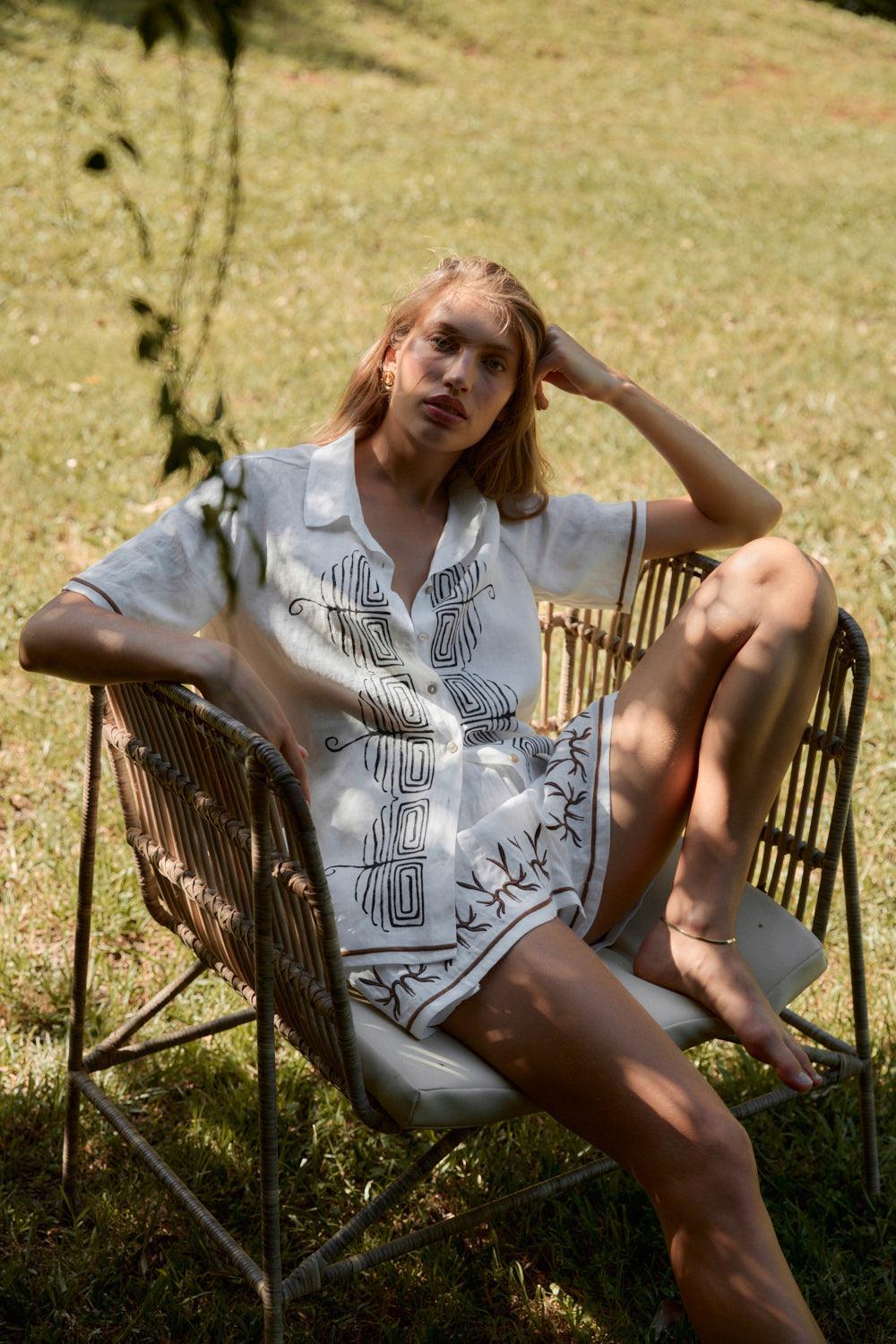 Terra Linen Shirt X Emma Rushton Product Image