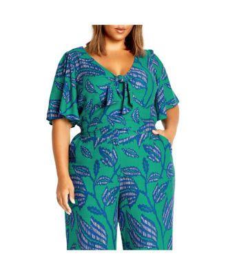 Plus Size Escapism Print Top Product Image