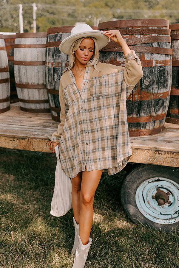 Vail Views Plaid Tunic Dress Product Image