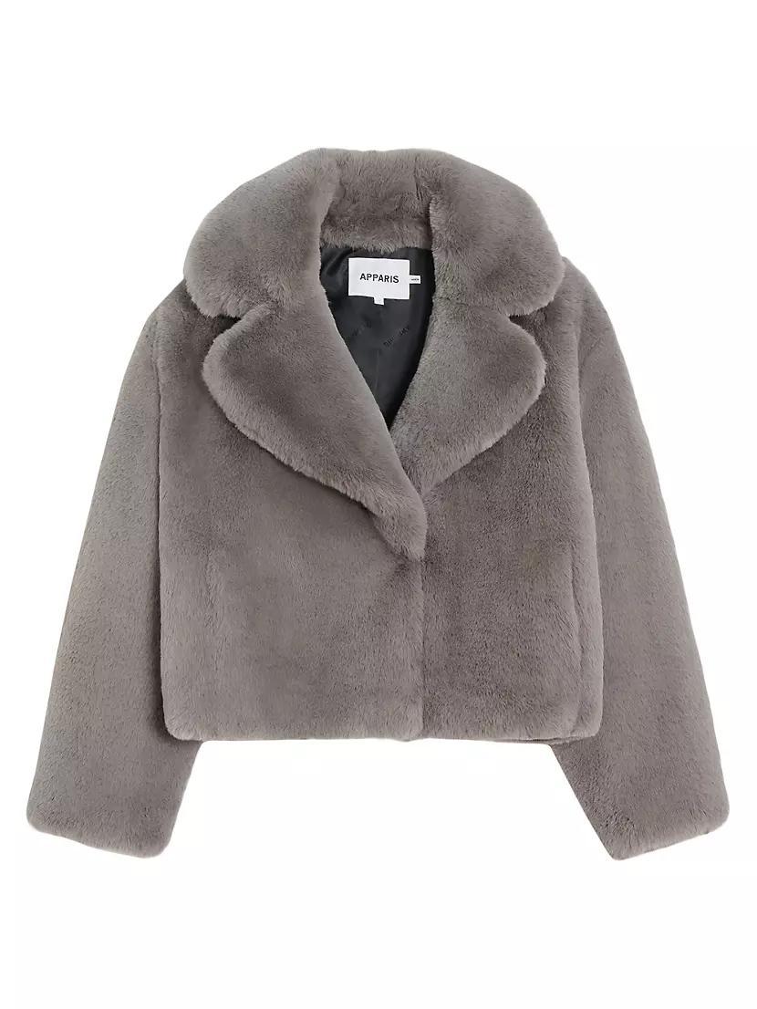 Miller Faux Fur Cropped Coat Product Image