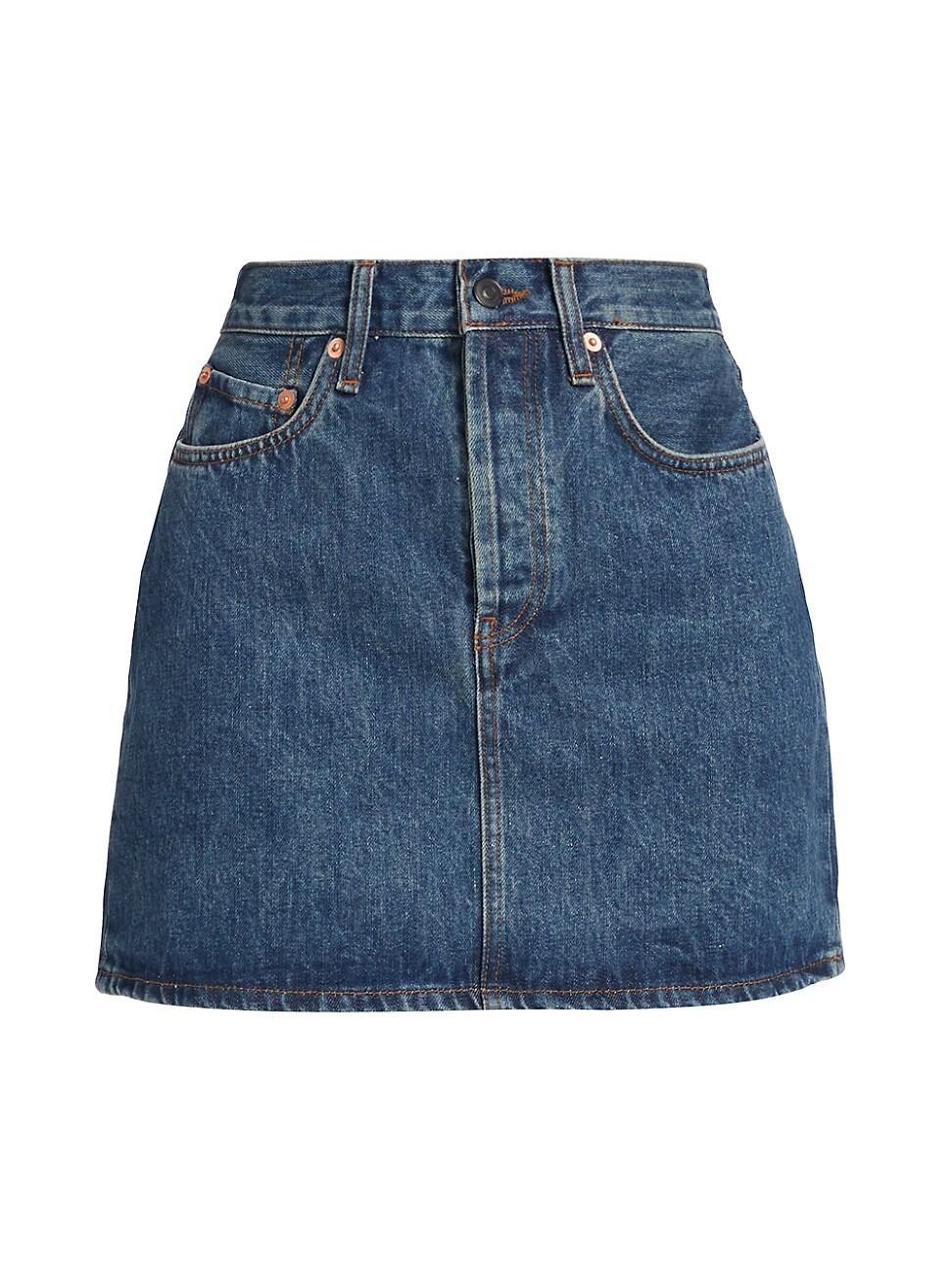 Womens Denim Miniskirt product image