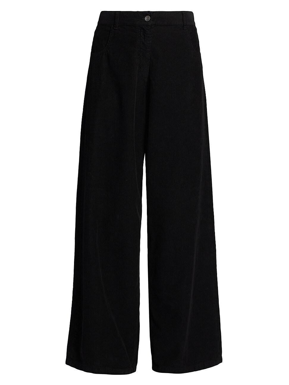 Womens Chan Wide-Leg Corduroy Pants product image