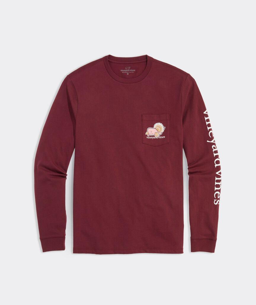 Turkey Whale Long-Sleeve Pocket Tee Product Image