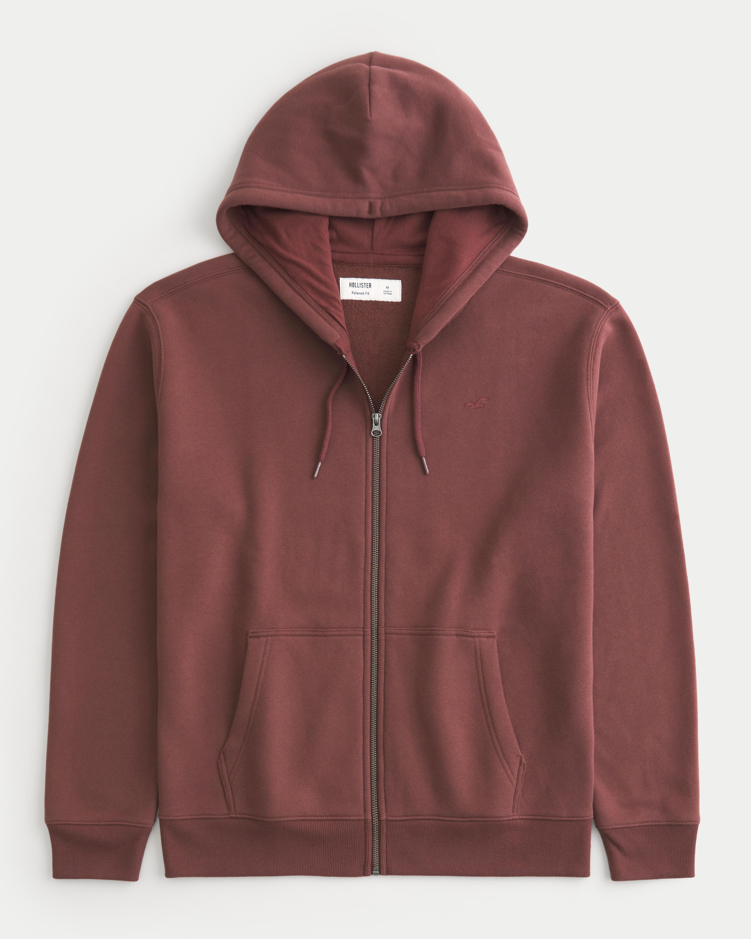 Relaxed Zip-Up Icon Hoodie Product Image