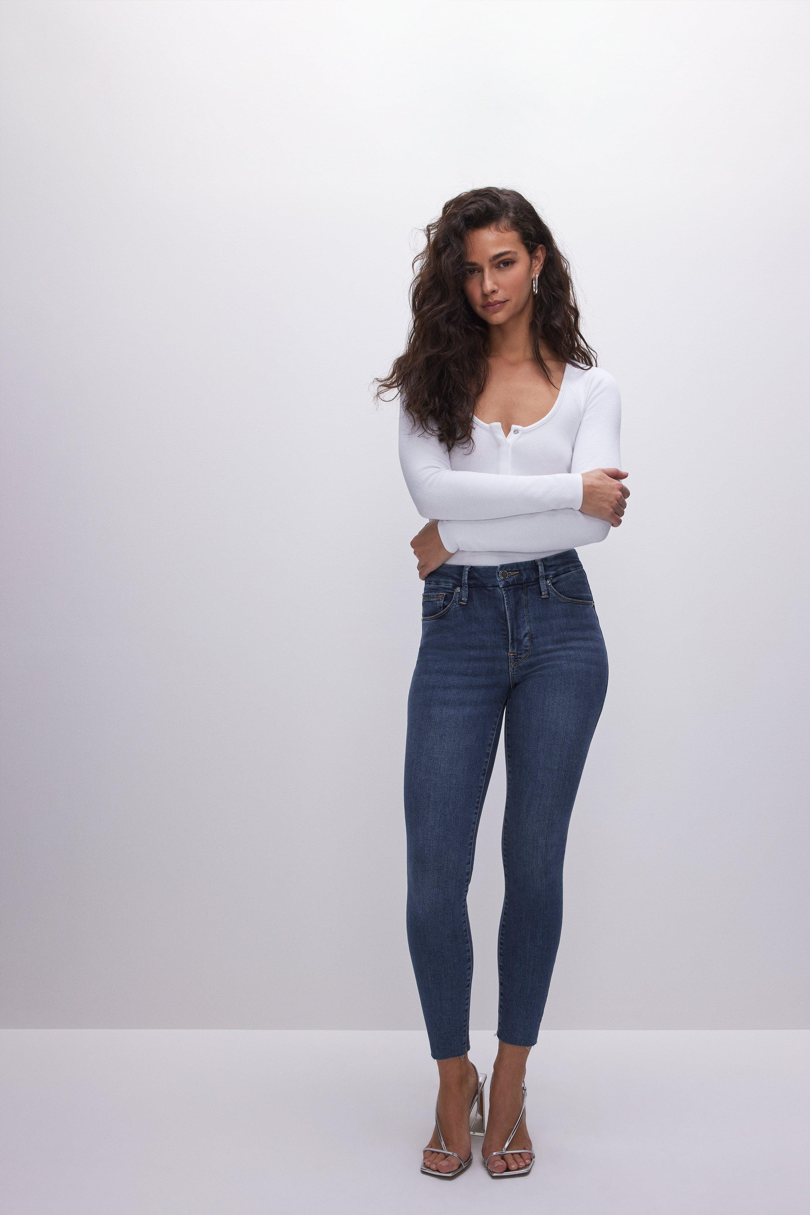 GOOD LEGS SKINNY CROPPED JEANS | BLUE835 Product Image