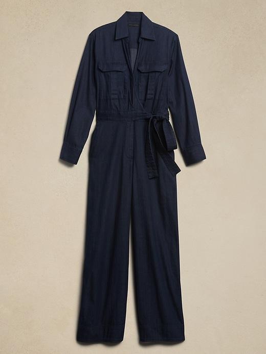 Denim Jumpsuit Product Image