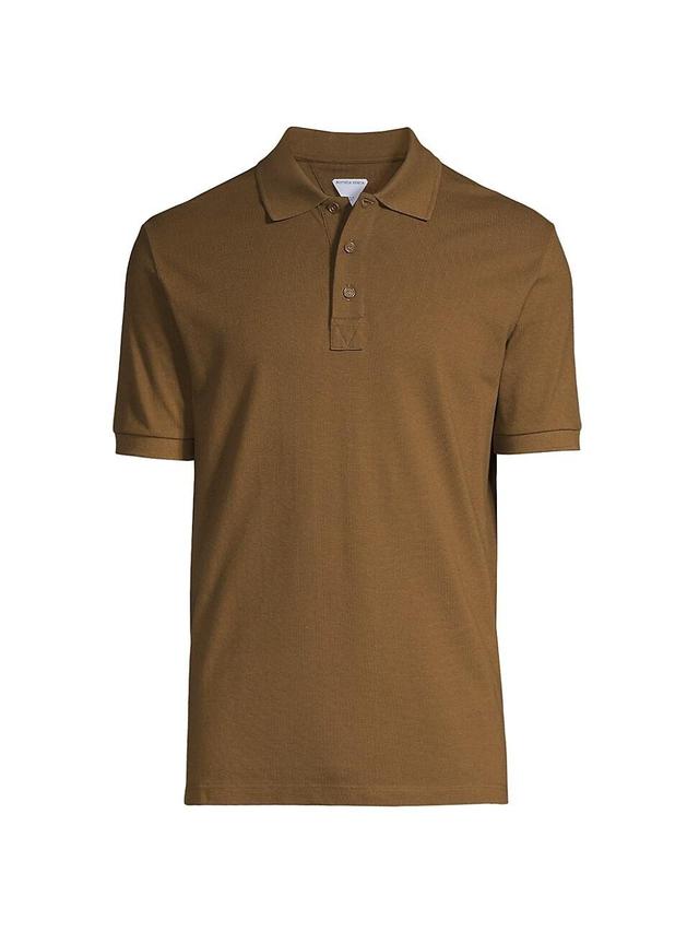 Mens Cotton Piqu Polo Shirt Product Image