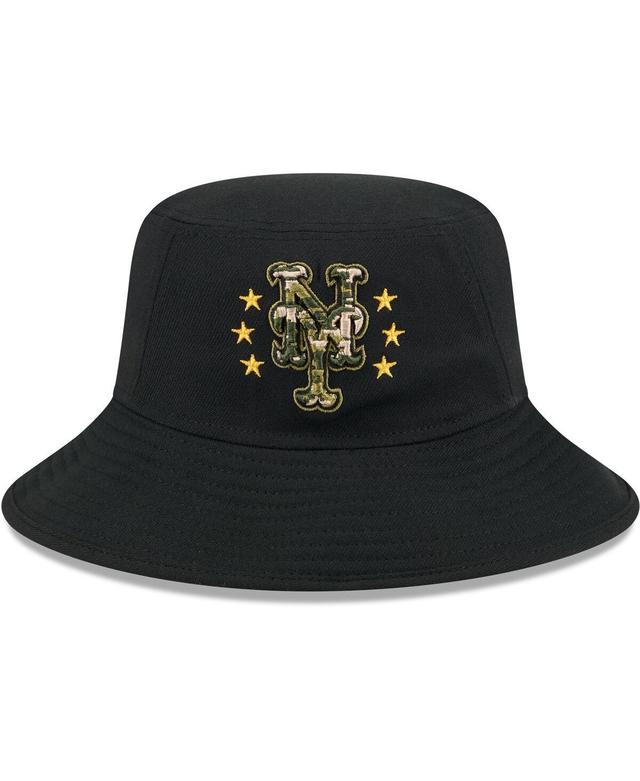 Mens New Era Black New York Mets 2024 Armed Forces Day Bucket Hat Product Image