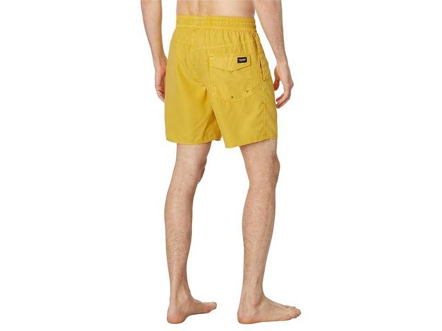 Volcom Center 17 Trunks (Lemon) Men's Swimwear Product Image